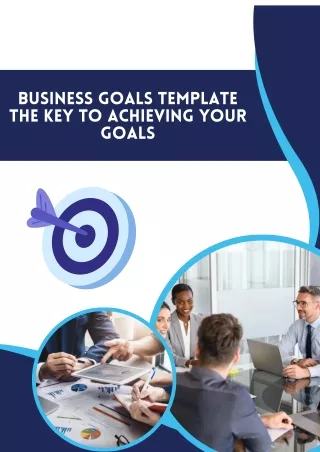 Business Goals Template The Key to Achieving Your Goals