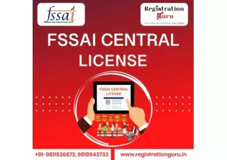 FSSAI Central License..