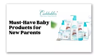 Must-Have Baby Products for New Parents