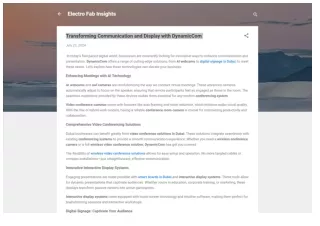 Transforming Communication and Display with DynamicCom