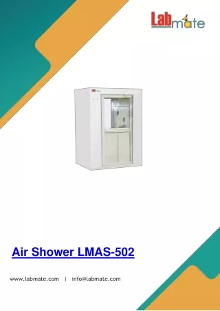 Air Shower-Gross Weight-400 Kg