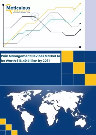 Pain Management Devices Market to be Worth $16.40 Billion by 2031 | Meticulous M