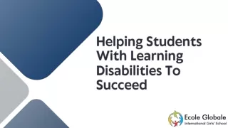 Learning disabilities