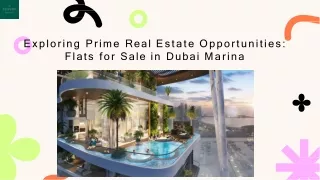 Exploring Prime Real Estate Opportunities Flats for Sale in Dubai Marina - The Luxury Real Estate