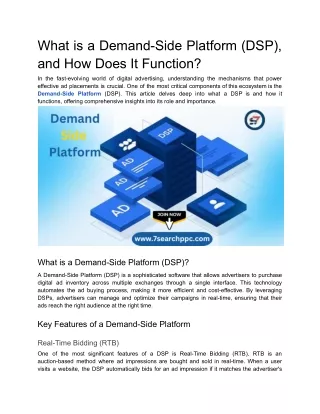 What is a Demand-Side Platform (DSP), and How Does It Function_