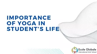Importance of Yoga in Student’s Life