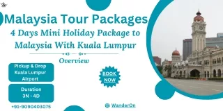 4-Day Holiday Package to Malaysia Explore Kuala Lumpur