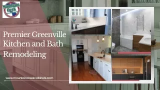 Premier Greenville Kitchen and Bath Remodeling Services