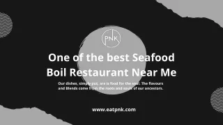 One of the best Seafood Boil Restaurant Near Me