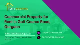 Commercial Property for Rent in Golf Course Road, Gurgaon | Commercial Projects