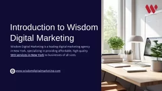 Wisdom Digital Marketing Your Go-To for SEO Services in New York