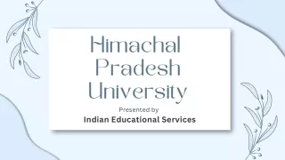 Himachal Pradesh University