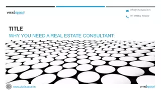 Why You Need a Real Estate Consultant Navigating the Buying Process With Vital Space