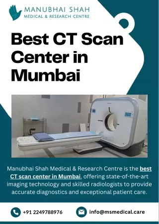 Best CT Scan Center in Mumbai