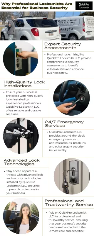 Why Professional Locksmiths Are Essential for Business Security