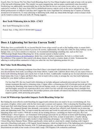 The 10 Finest Teeth Lightening Strips Of 2024, Evaluated And Evaluated