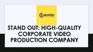 Maximize Impact with Professional Corporate Video Production