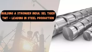 Building a Stronger India: SEL Tiger TMT - Leading in Steel Production