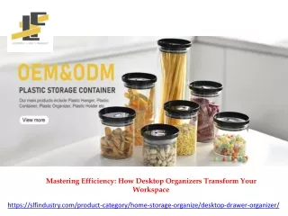 Mastering Efficiency How Desktop Organizers Transform Your Workspace