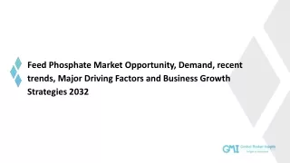 Feed Phosphate Market: Customer Preferences and Buying Patterns