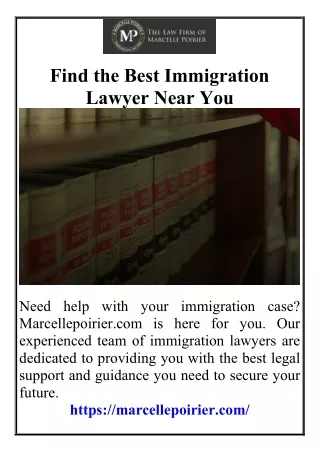 Find the Best Immigration Lawyer Near You