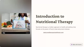 Nutritional Therapy Practitioner | Mollie Mason