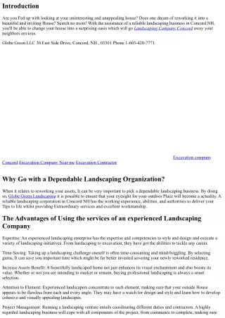 Completely transform Your Assets using a Dependable Landscaping Corporation in C