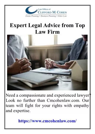 Expert Legal Advice from Top Law Firm