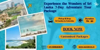 Experience the Wonders of Sri Lanka: 7-Day Adventure Tour Package