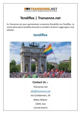 Tendiflex Transenne.net