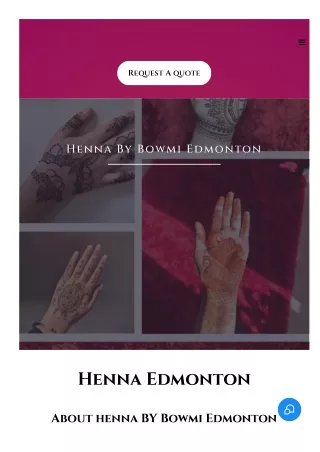 Henna By Bowmi Edmonton