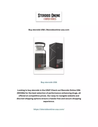 Buy steroids USA | Steroidsonline-usa.com