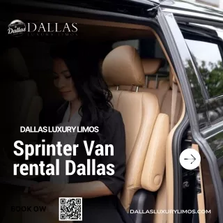 Sprinter Van Rental Dallas