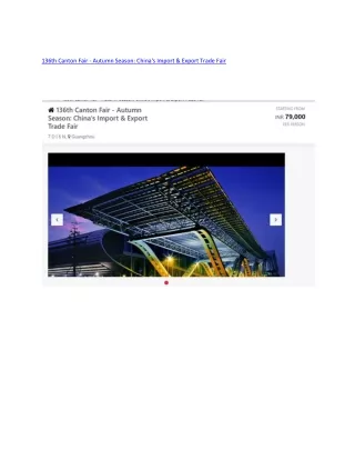 136th Canton Fair