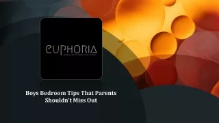 Boys Bedroom Tips That Parents Shouldn’t Miss Out
