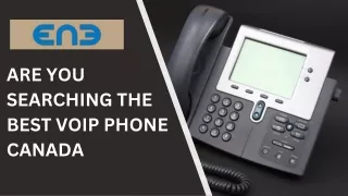 Are You Searching The Best VoIP Phone Canada