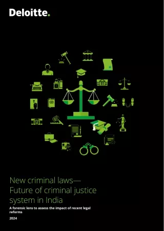 Three New Criminal Laws :Deloitte India