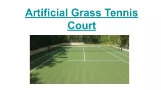 Artificial Grass Tennis Court