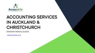 Accounting Services In Auckland & Christchurch