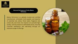 essential oils manufacturer and wholesale supplier