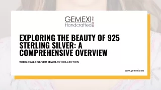 Exploring the Beauty of 925 Sterling Silver A Comprehensive Overview