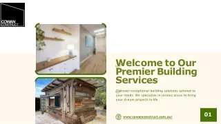 Welcome to Our Premier Building Services