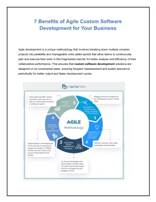 7 Benefits of Agile Custom Software Development for Your Business