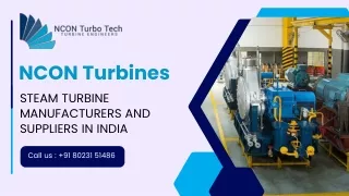 Steam Turbine Manufacturers In India - Nconturbines.com