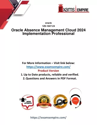 1Z0-1047-24 Exam Demo: Oracle Cloud Applications