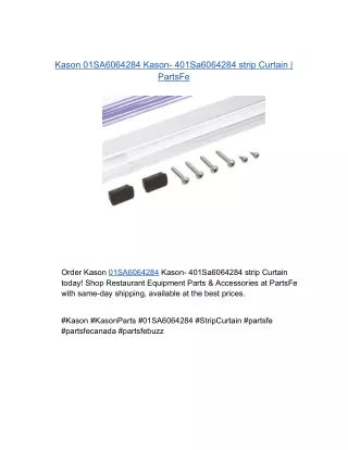 Kason 01SA6064284 Kason- 401Sa6064284 strip Curtain | PartsFe