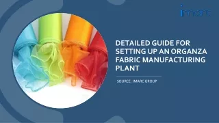 Organza Fabric Manufacturing Plant Project Report