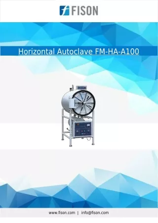 Horizontal Autoclave