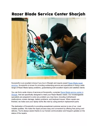 Razer Blade Service Center Sharjah
