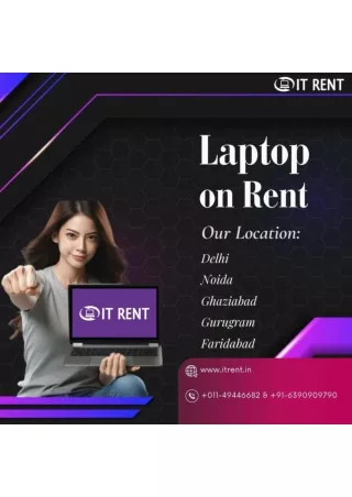 Branded Laptop rent in Ghaziabad ! 6390909790